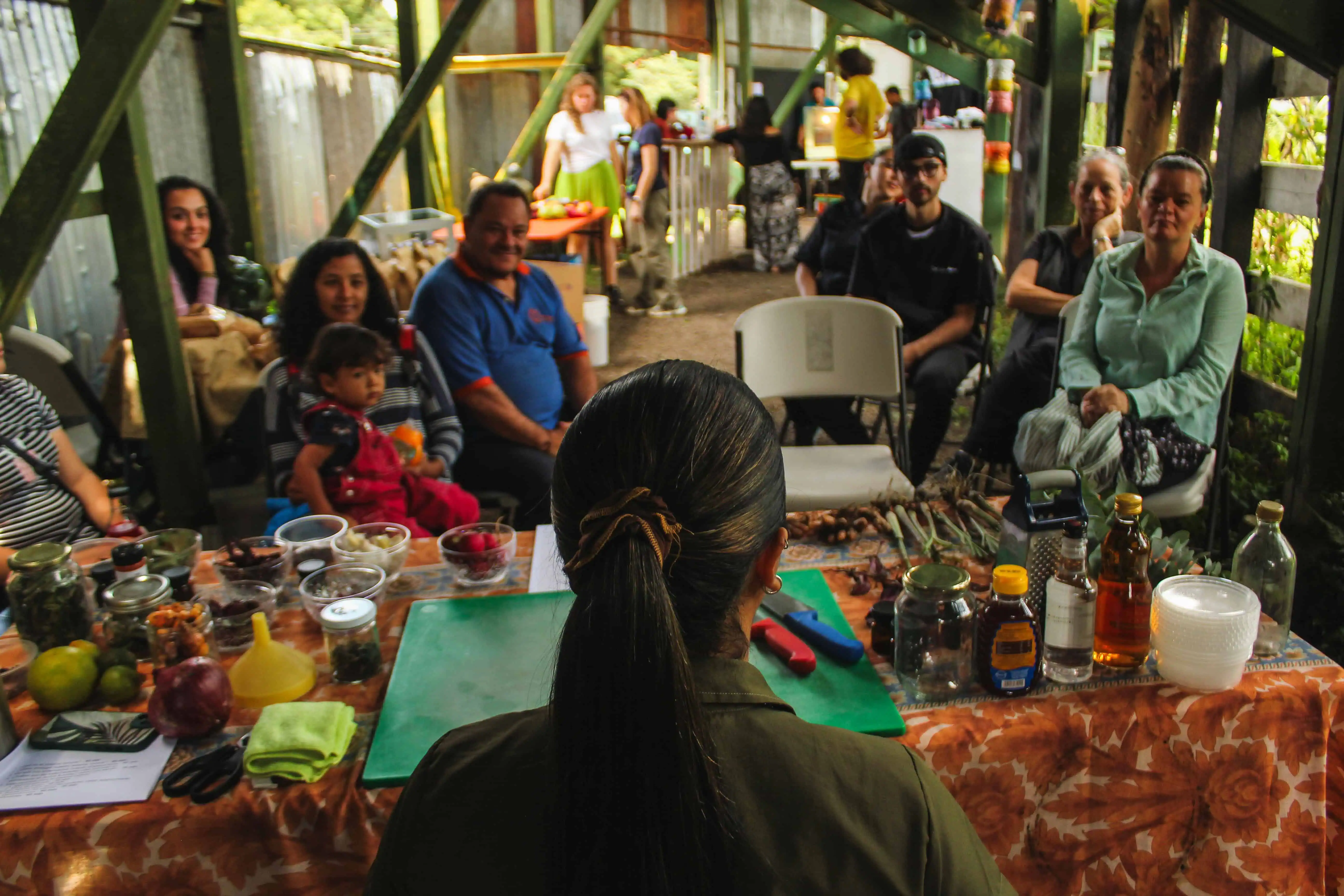 AVER school greenhouse workshop with children