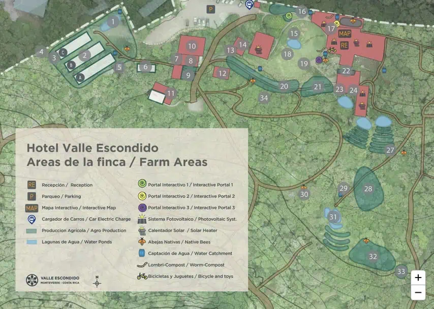 Virtual Permaculture Costa Rica – interactive map